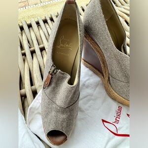 Christian Louboutin platform espadrilles